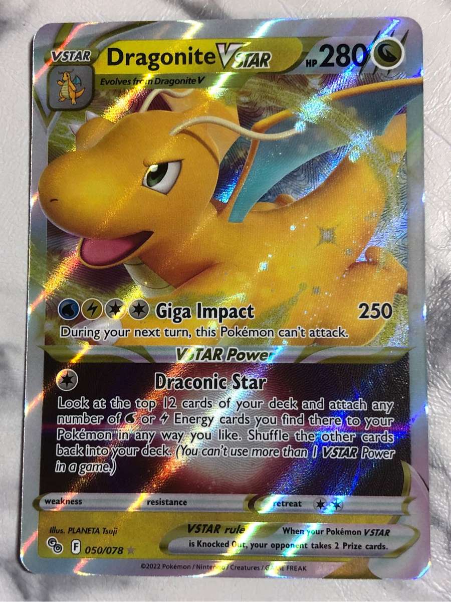 Dragonite VSTAR 050/078 Pokémon trading card
