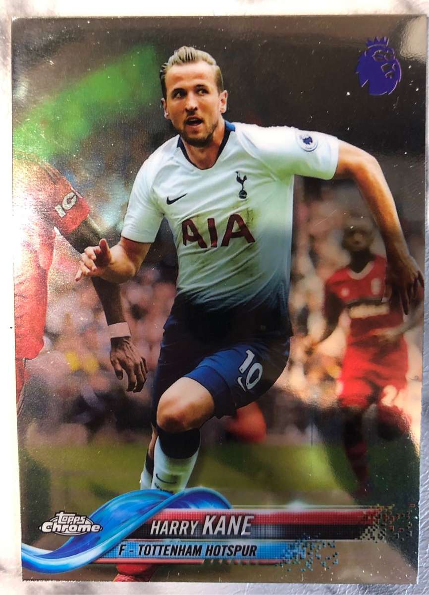 Harry Kane EPL Topps Chome 2019 RARE BASE soccer trading card