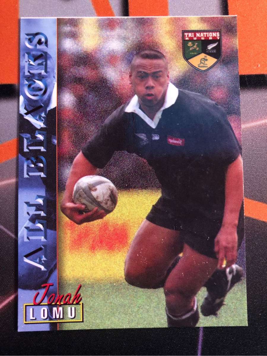 Jonah Lomu ALL BLACKS Rugby 1997 trading card