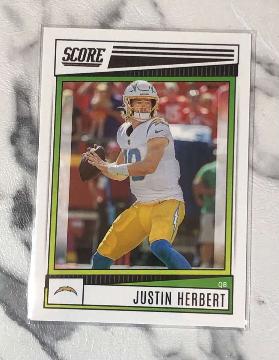 Justin Herbert SCORE 2022 American Football Trading Card