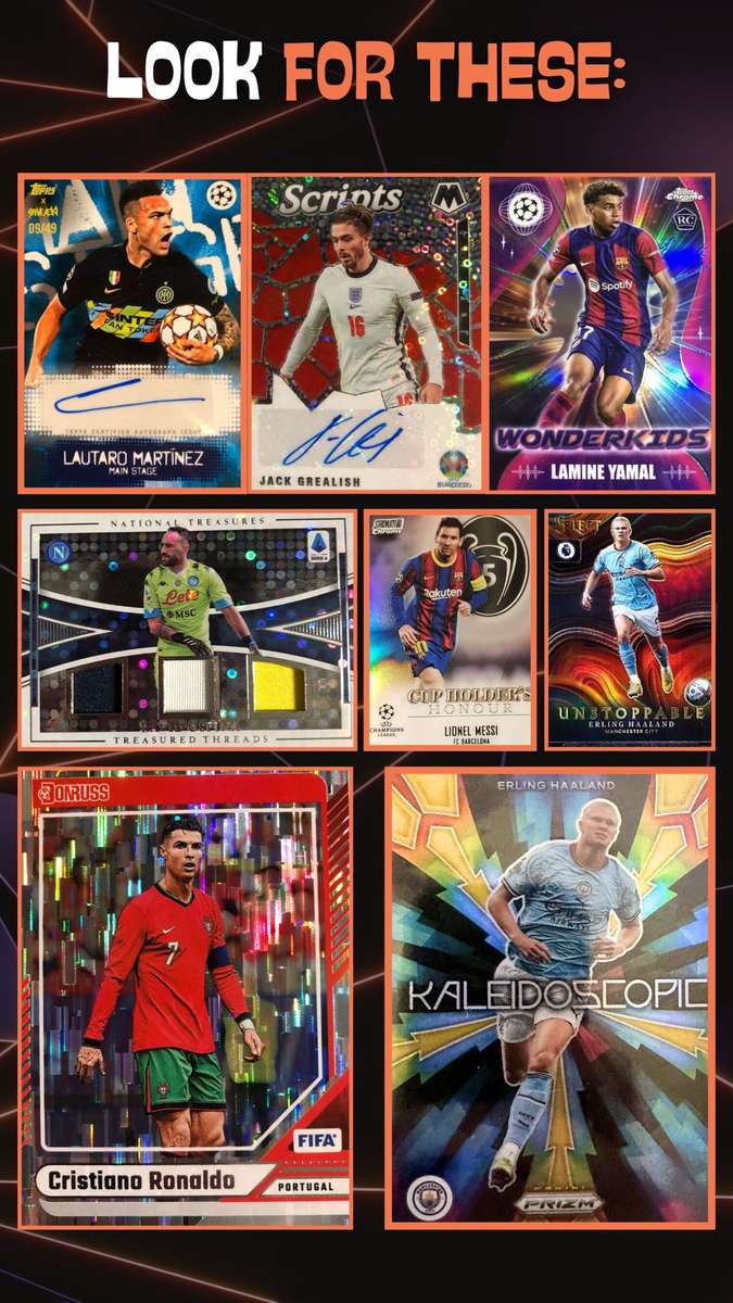 Soccer card Mystery pack  (Find valuable Autograph cards) 10 RARE cards INSIDE