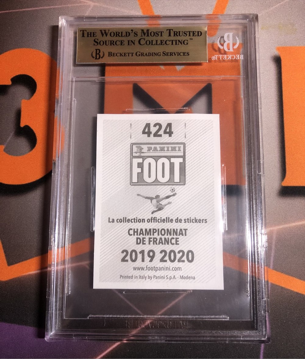 Eduardo Camavinga ROOKIE 2019 BGS 9.5 sticker graded soccer trading card