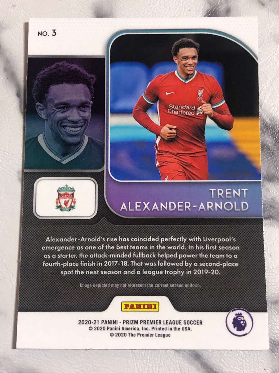 Trent Alexander Arnold PRIZM 2020 Instant Impact Soccer trading card