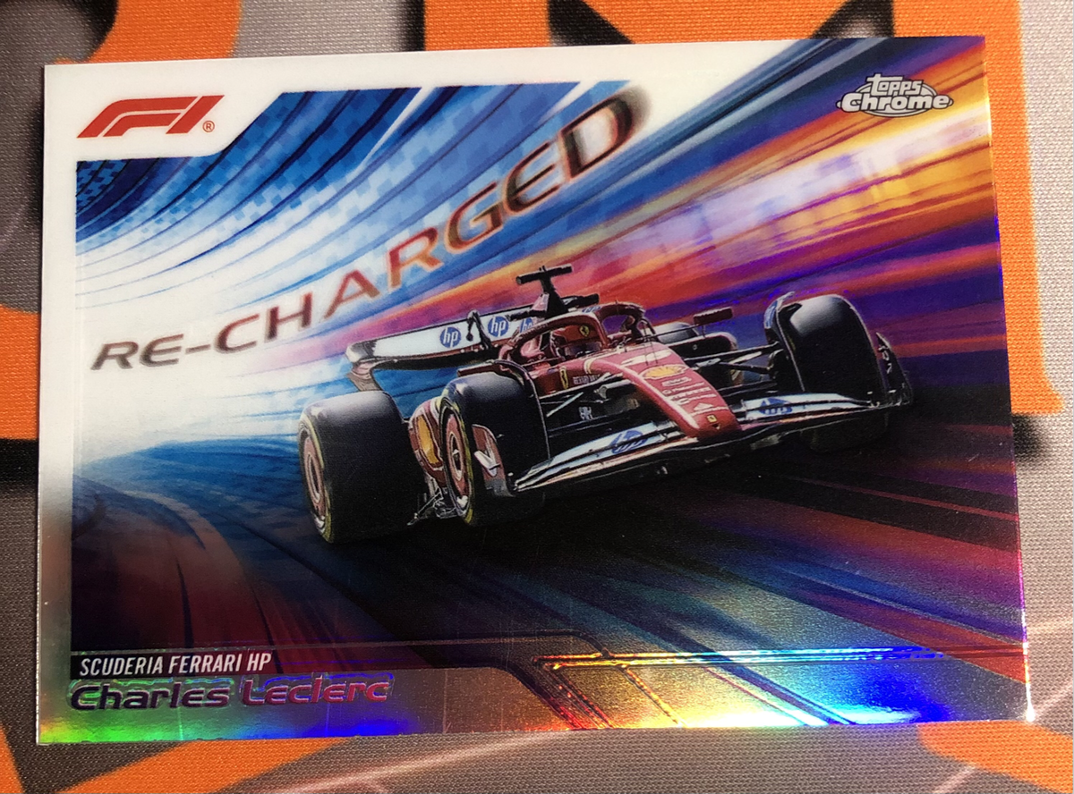 Charles Leclerc REFRACTOR Formula One F1 trading card