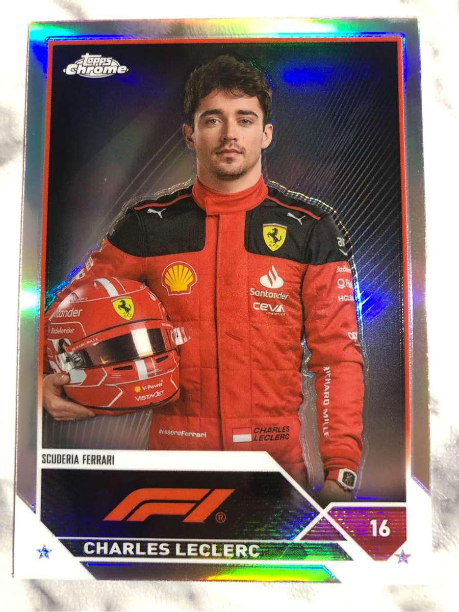 Charles Leclerc REFRACTOR Topps chrome 2023 F1 Trading card