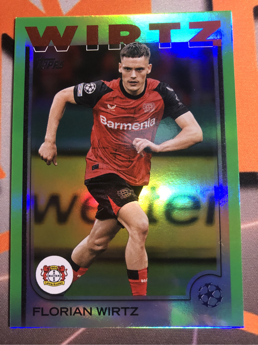 Florian Wirtz NUMBERED out of 199 Topps Soccer trading card