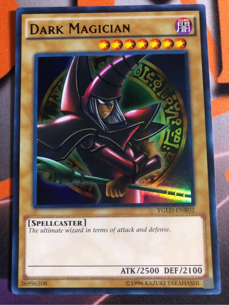 Dark Magician YGLD-ENB02 Unlimited YuGiOh trading card