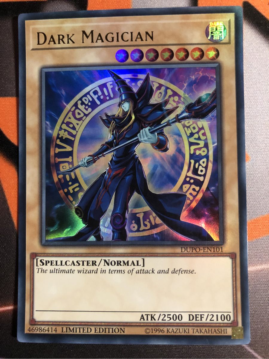 Dark Magician DUPO-EN101 Yugioh trading card