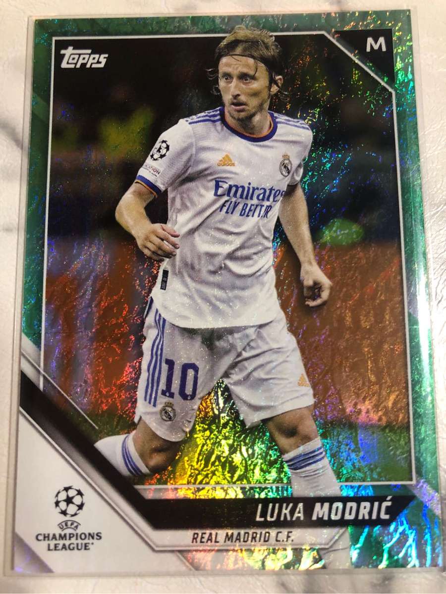 Luka Modric Topps Jade Edition 2022 Soccer trading card