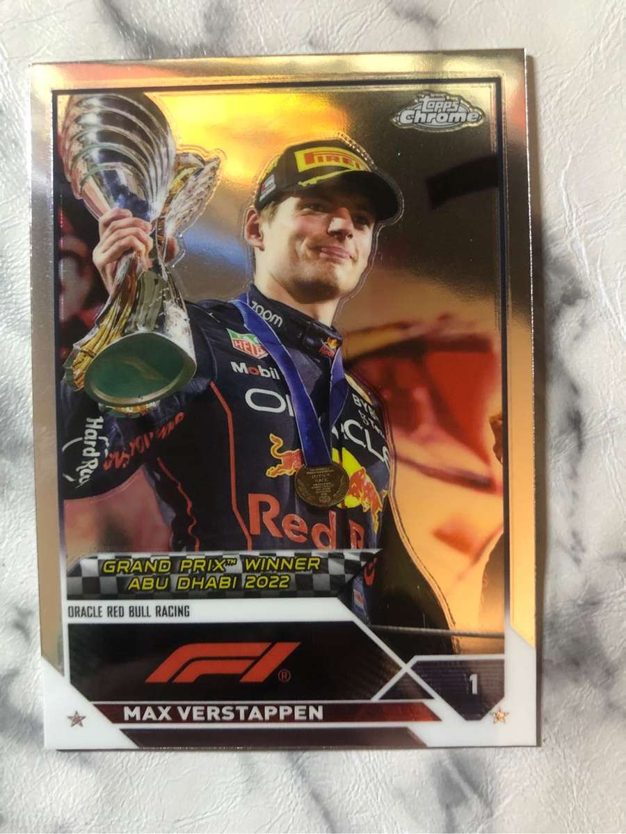 Max Verstappen F1 Topps chrome 2023 Grand Prix winner Miami F1 trading card