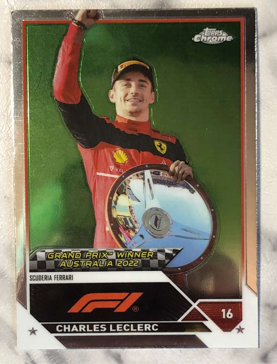 Charles Leclerc F1 Topps Chrome 2023 trading card