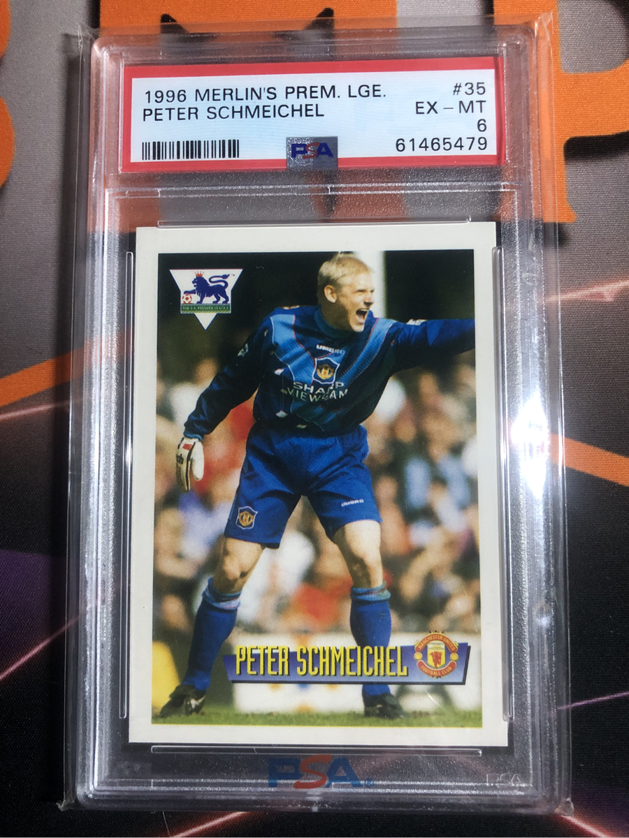 Peter Schmeichel 1996 PSA 6 Population 1 Soccer trading card