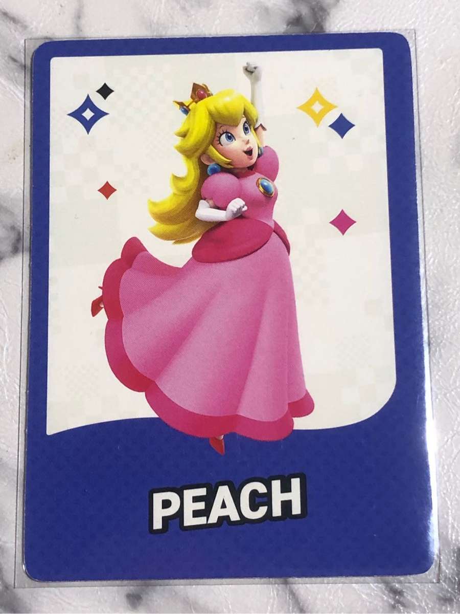 Princess Peach  Mario Wonder Very Rare trading card 2023
