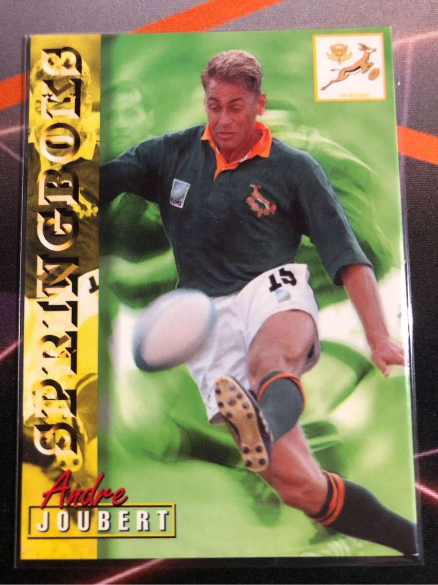 Andre Joubert RARE Springbok 1997 Rugby trading card