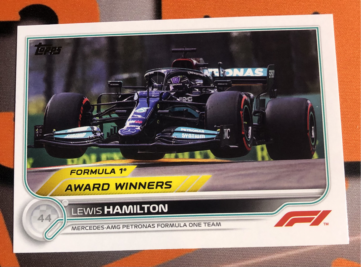 Lewis Hamilton Topps F1 trading card