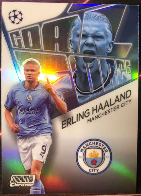 Erling Haaland Stadium Club Chrome Topps 2022-2023