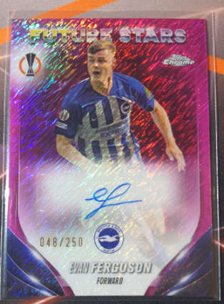 Evan Ferguson out of 250 Topps Chrome Autograph 2023-2024