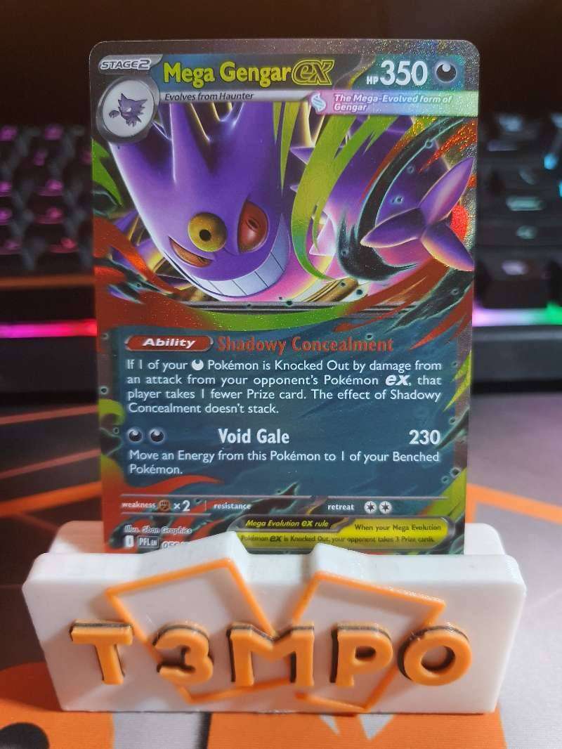 Mega Gengar EX Pokémon trading card