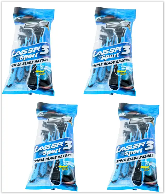 Laser 3 Sport Triple Blade Razors (20 Pack)