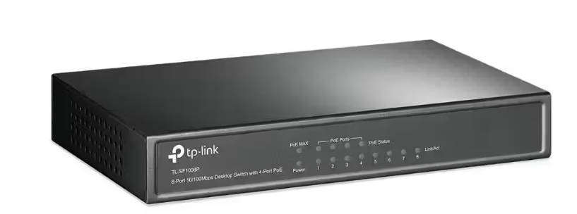 Power and Precision: The TP-Link TL-SF1008P PoE Switch. NO POWER SUPPLY.