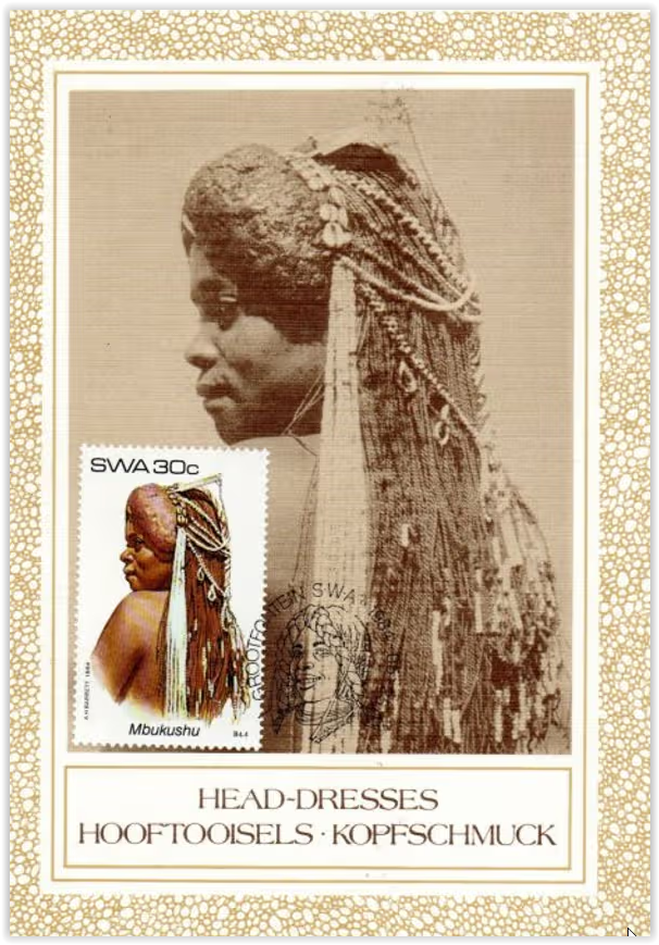 1984 South-West Africa Head Dresses Postcard Set #10 - 13 Set