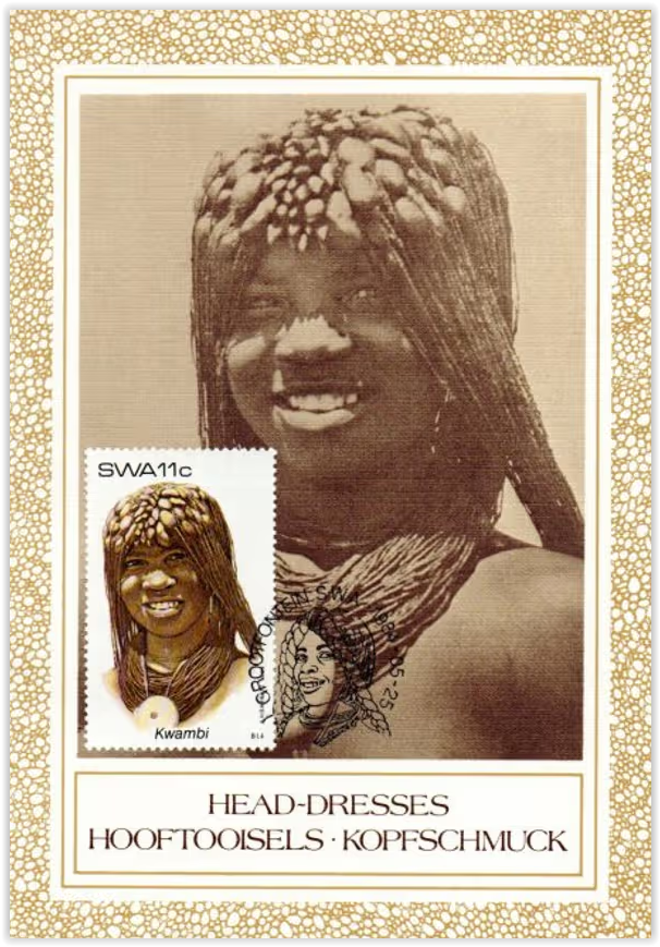 1984 South-West Africa Head Dresses Postcard Set #10 - 13 Set