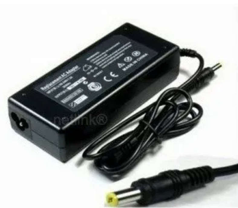 HP & COMPAQ AC Adapter / Charger. Yellow Pin Round 18V 3.5A- 65W replacement.