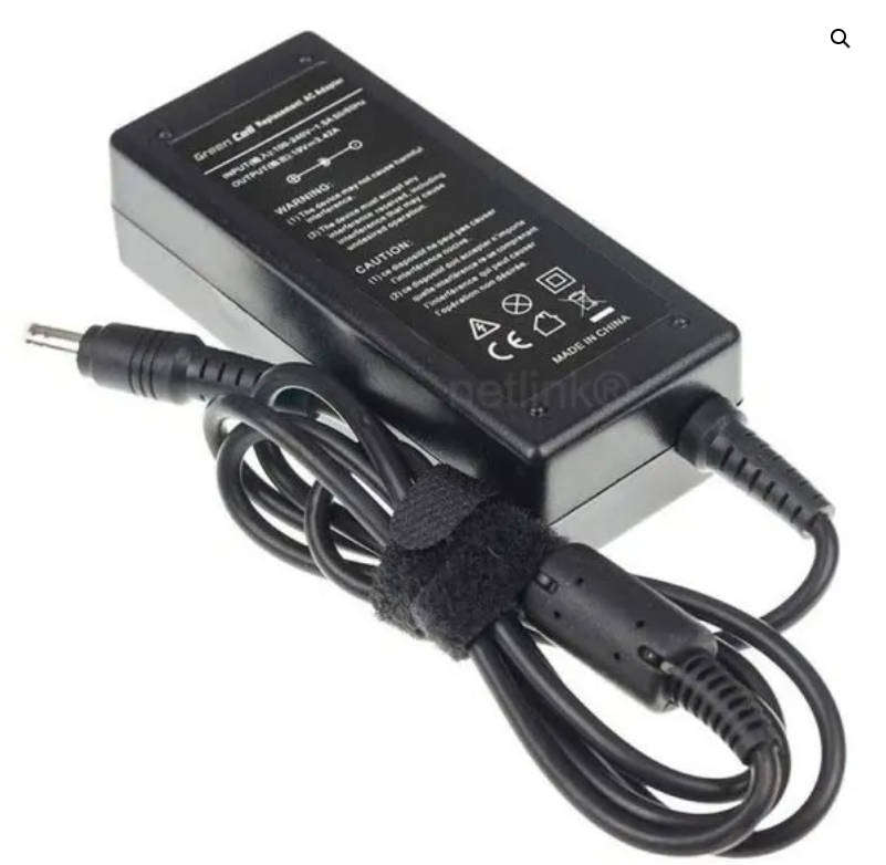 HP & COMPAQ AC Adapter / Charger. Yellow Pin Round 18V 3.5A- 65W replacement.