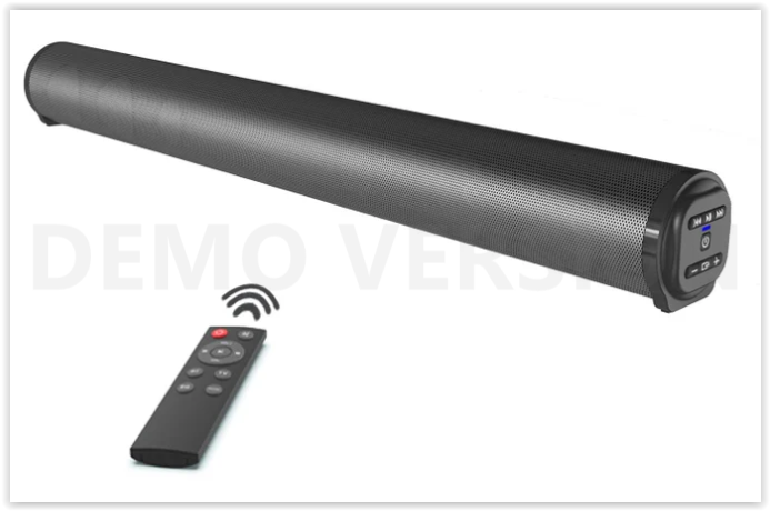 BS-10 Bluetooth 5.0 Speaker TV Soundbar with Remote Control(Black)