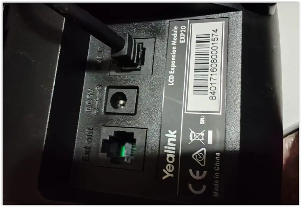 Yealink Telephone EXP20 EXPANSION MODULE
