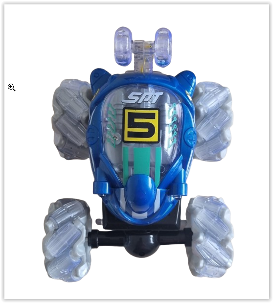 Dasher SPT 5 REMOTE CONTROL Stunt Car - Blue. ALL BATTERIES INCLUDED