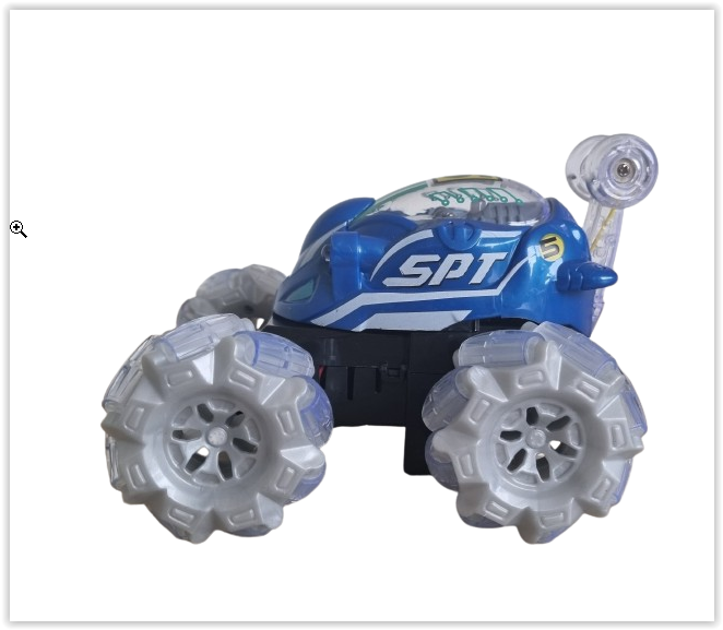 Dasher SPT 5 REMOTE CONTROL Stunt Car - Blue. ALL BATTERIES INCLUDED