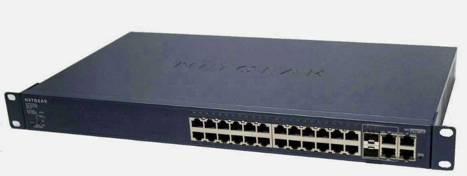 Netgear ProSafe 24 Port PoE Smart Switch 4 Gigabit Ports - FS728TPv2