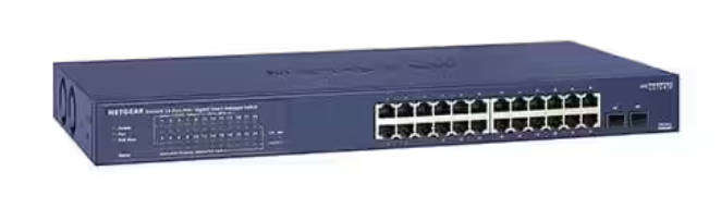 Netgear ProSafe 24 Port PoE Smart Switch 4 Gigabit Ports - FS728TPv2