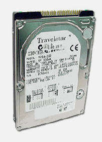 IBM Travelstar 20GB 2.5 IDE Laptop Hard Drive Vintage Retro Computing (Model: DJSA-220)