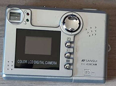 Sansui DSC-039CAM 5.0MP Digital Pocket Camera Vintage Retro Y2K Tech
