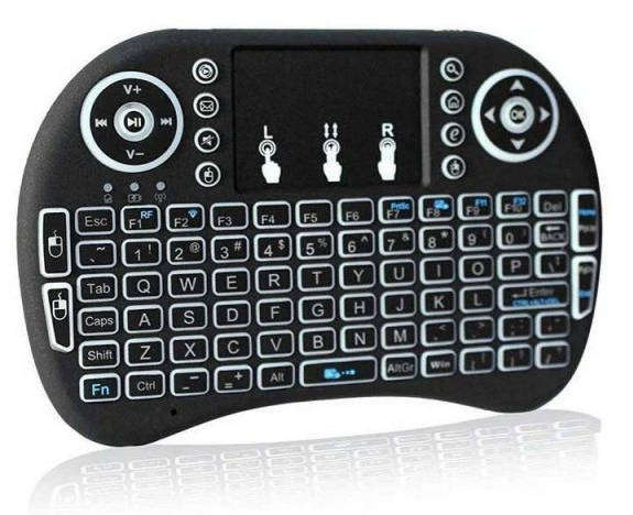 Mini Wireless Keyboard Air Mouse Backlit Smart TV Box (Model: AC-1) Brand New