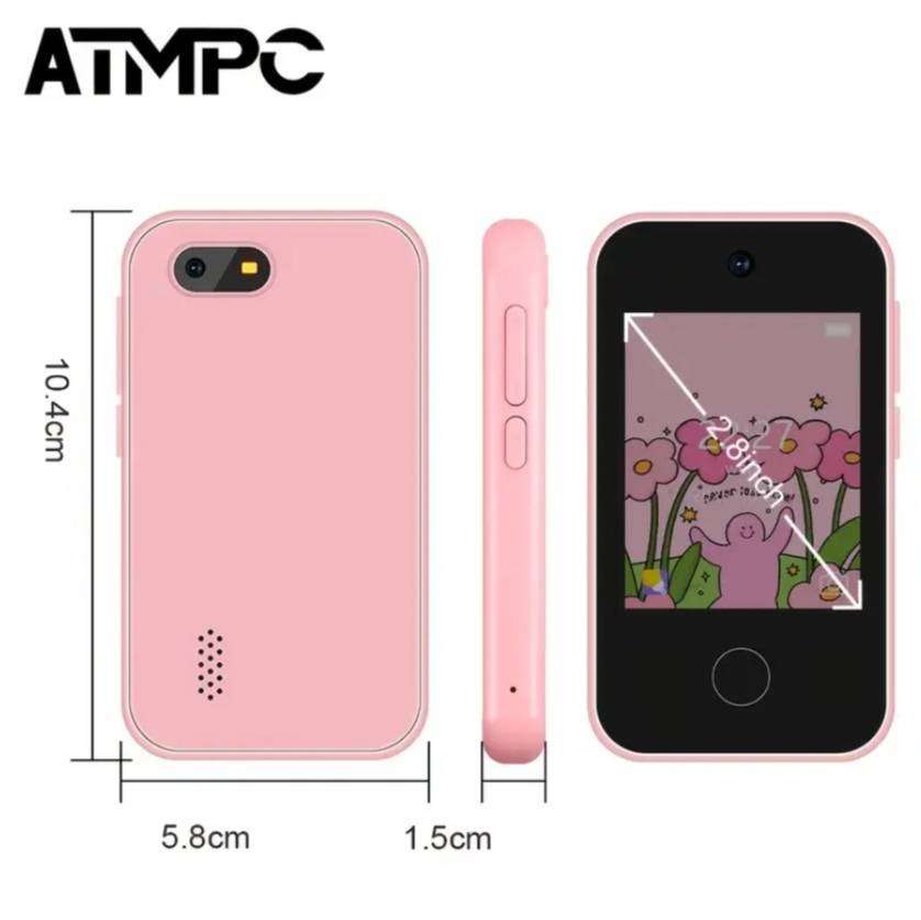 Dual Camera Educational Smart Touchscreen Device + 32GB Fun & Safe Mobile Learning for Kids - Pink