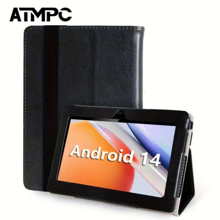 Android 14 Tablet With Protective Case  2025 Upgraded Version, 4GB RAM, Quad-Core CPU, 7-inch HD