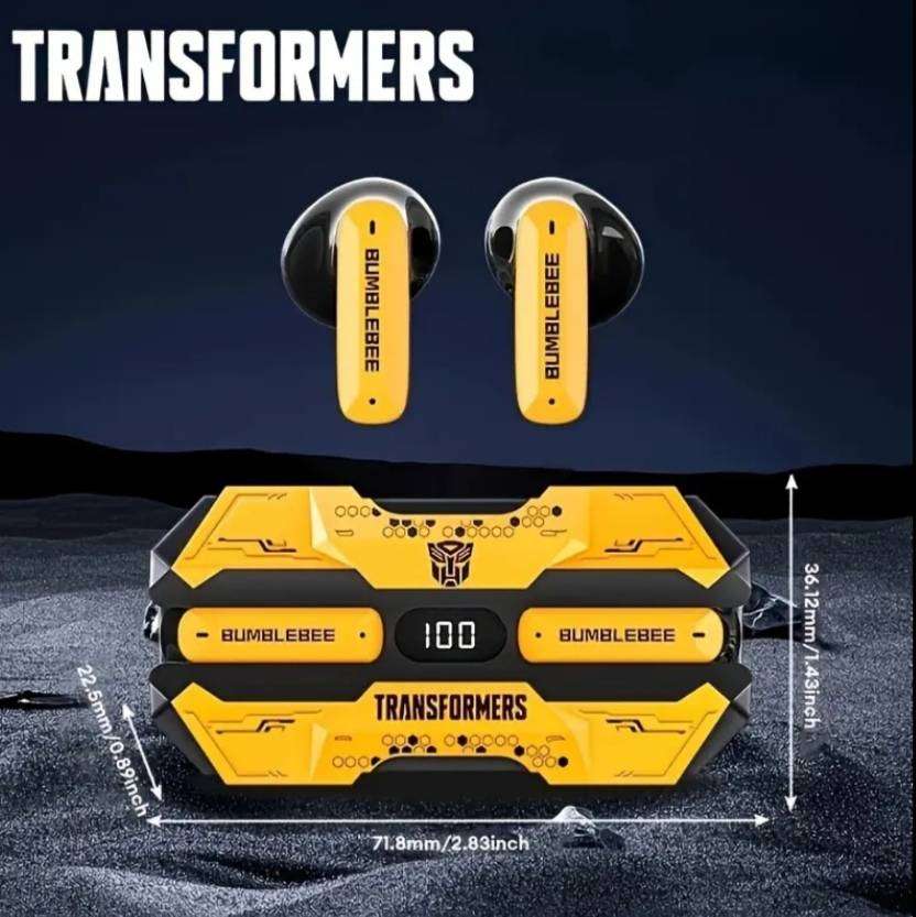 T51 Transformers Battleship Wireless Earbuds | Hasbro Licensed | Bumblebee