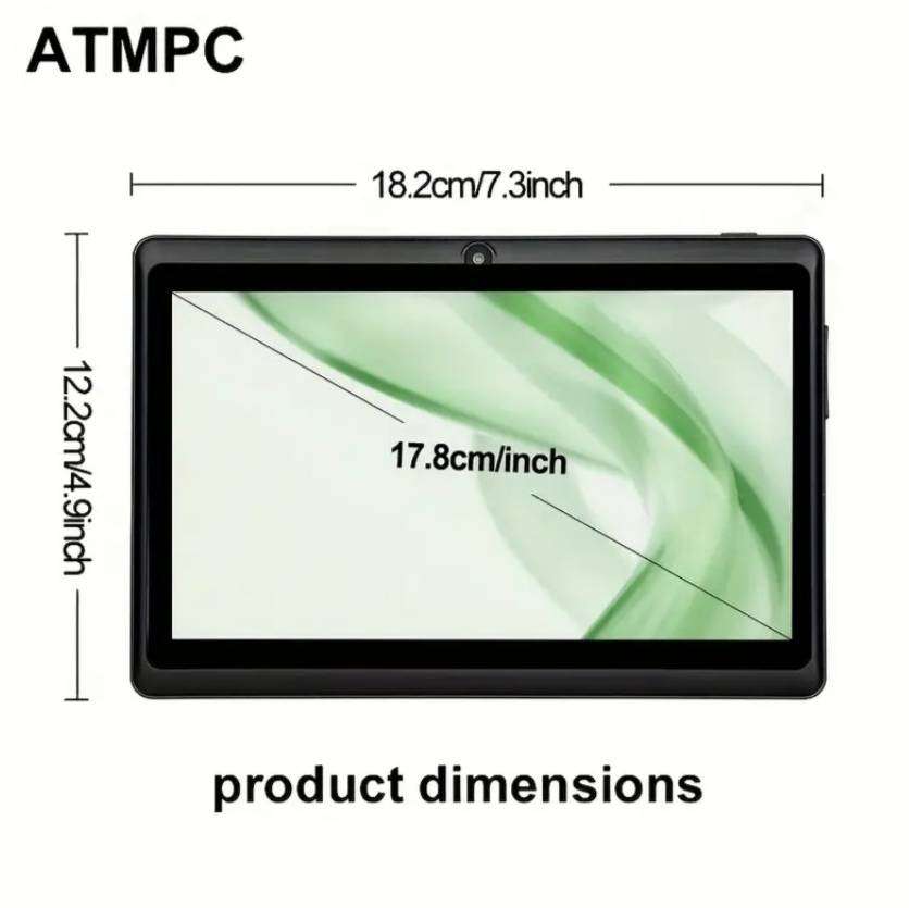 Android 14 Tablet 7-inch | Protective Case | Quad-Core | 4GB RAM | HD 1024 x 600 |  32GB IS