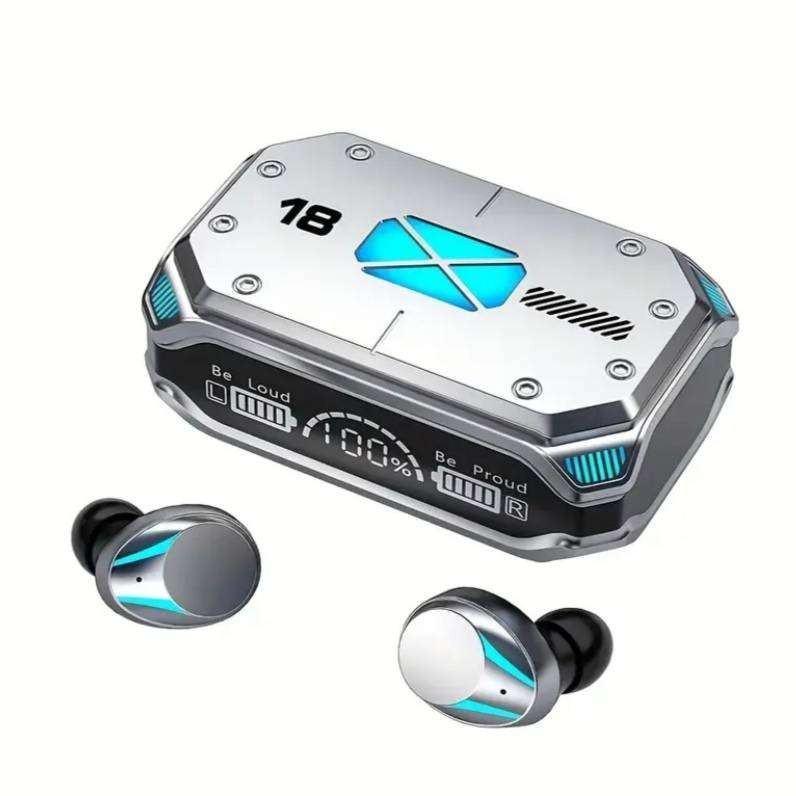 BRIAME Mechanical Wireless Gaming Earbuds With RGB Lights | Bluetooth 5.2