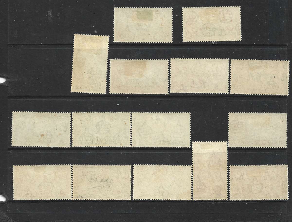 Bermuda EIIR, 1953, 1/2d - 5/, MH *