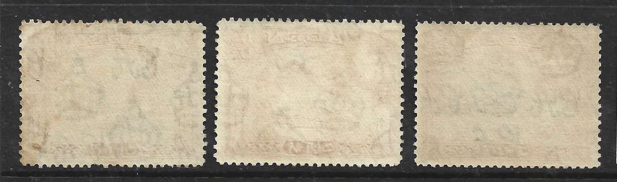 Aden GVIR, 1939, 3 annas, 8 annas, 2 rupees MH *