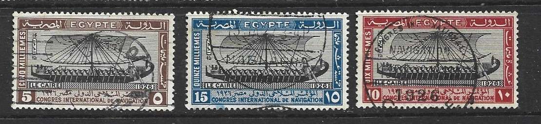 Egypt, 1926, Navigation Congress,  used