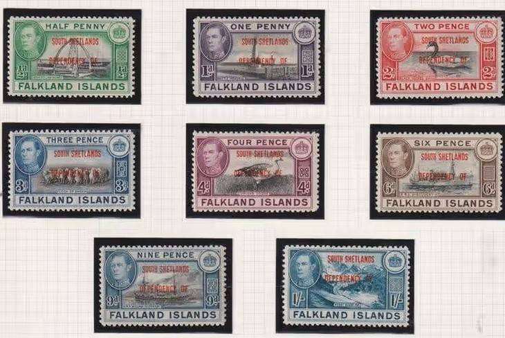 Falkland Islands Dependencies, SouthShetlands, GVIR, 1944, 1/2d - 1/, MH *