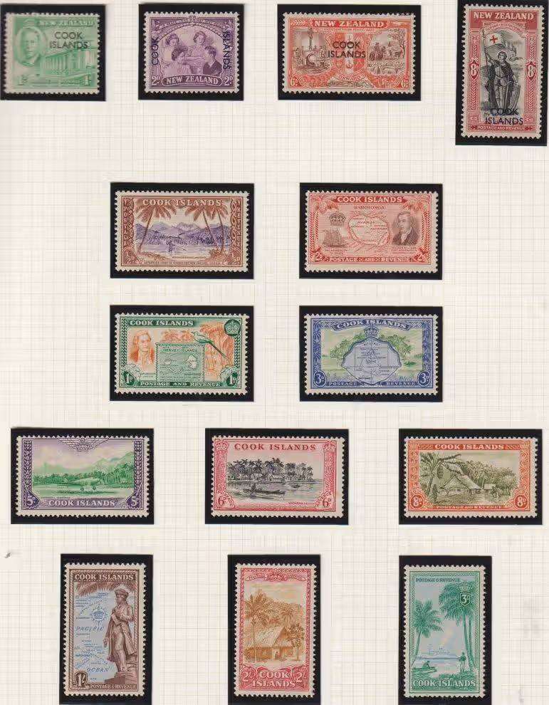 Dominica, GVIR  definitive set 1/2 cent  - $2.40  MH *