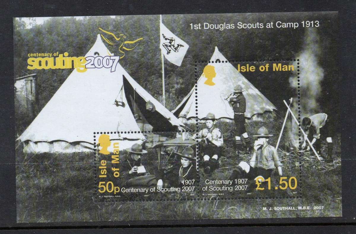 Great Britain, EIIR. 2007, Centenary of Scouting, Miniature sheet, MNH **