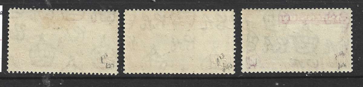 Ascension Island, GVIR, 2'6, 5/, 10/, perf 13, MH *