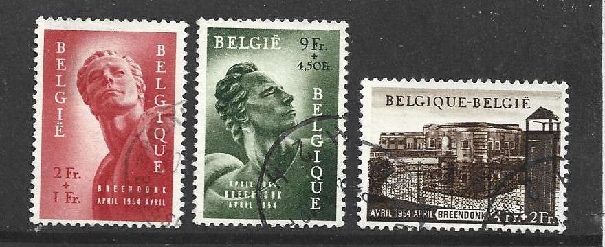 Belgium, 1954, Political prisoners fund, used